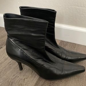 Cole Haan Lydia Short Stretch Leather Boots